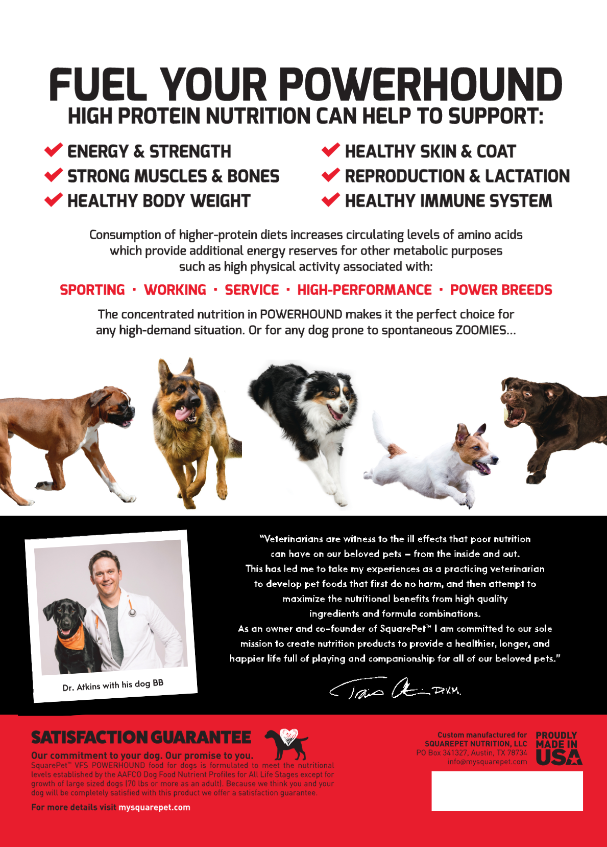 VFS® POWERHOUND™ Red Meat for Dogs