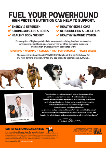 VFS® POWERHOUND™ Turkey & Chicken for Dogs
