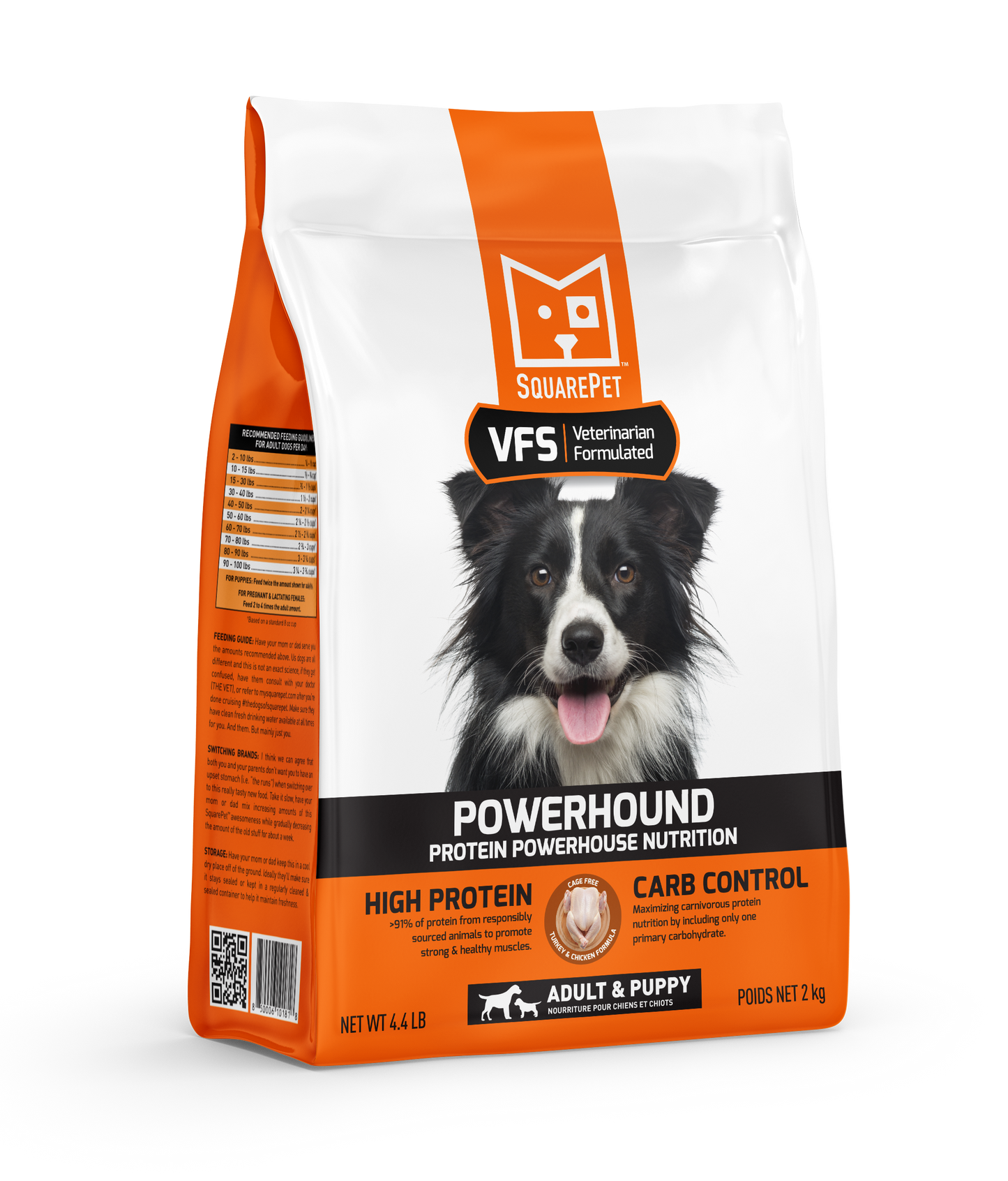 SquarePet VFS Powerhound Turkey & Chicken Dry Dog Food